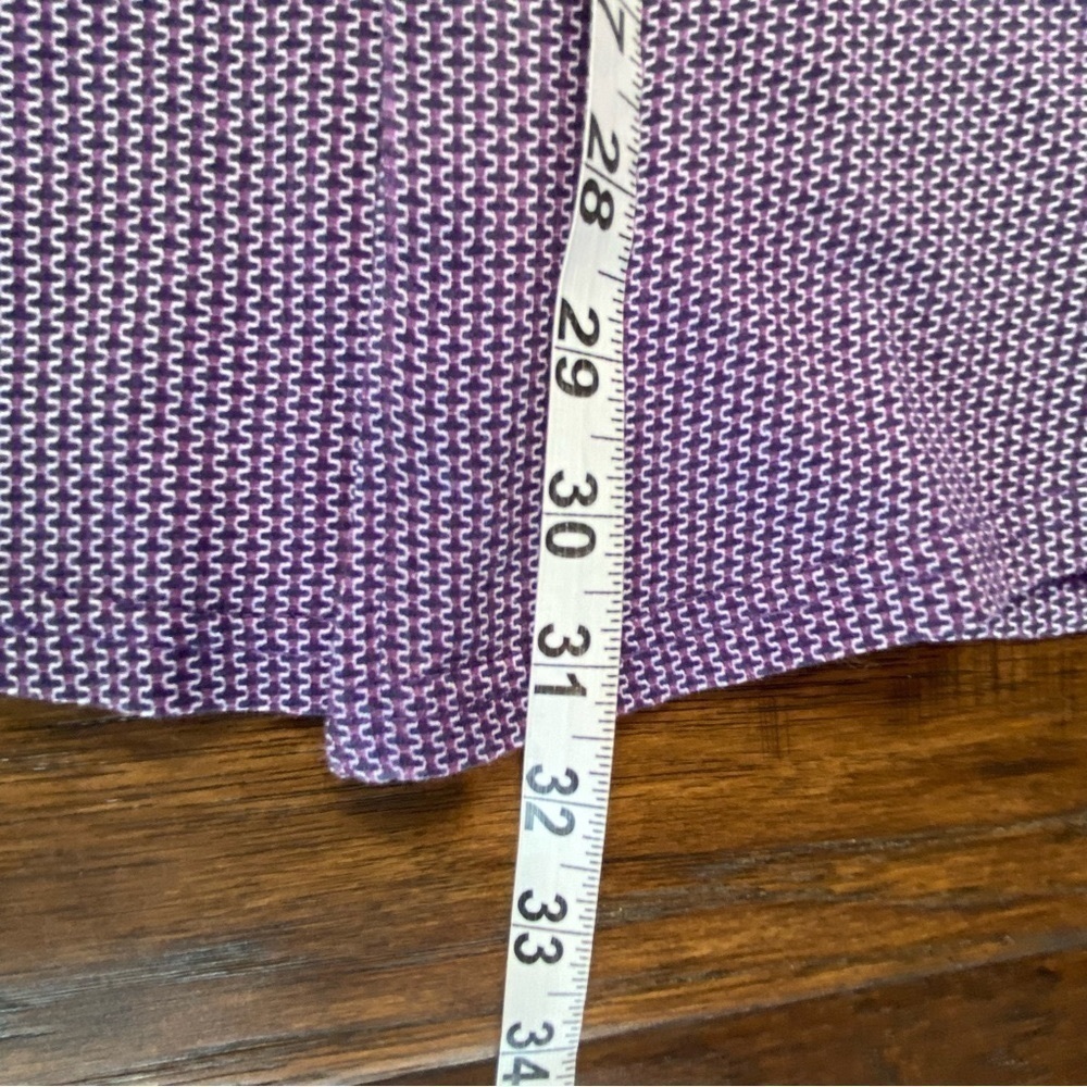 STONE ROSE Purple Long Sleeve Button Down Shirt 100% Cotton Men’s XXL - Picture 15 of 15